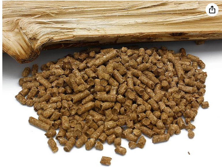 Oak wood pellets, used for cold-smoking cheese